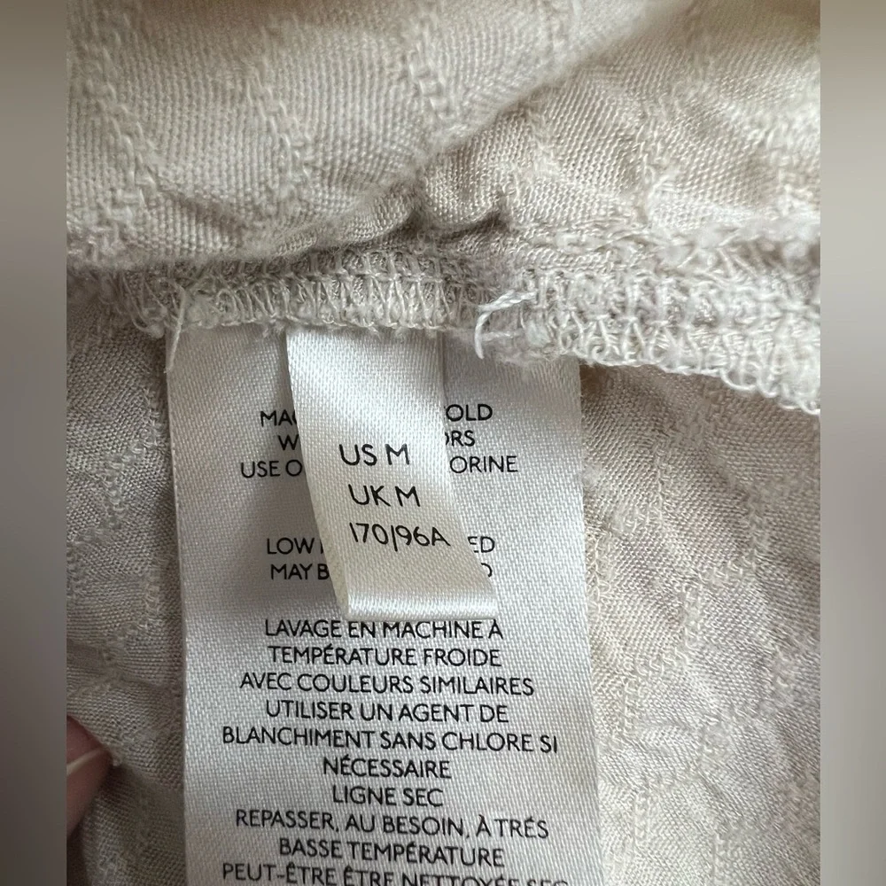 Free People Erin’s Jacquard Oversized Viscose Long Sleeve Button Down